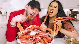 COOKING CRAB LEGS 101 🦀🔥 READY UNDER 10 MINUTES [upl. by Greenland167]