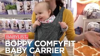 Boppy ComfyFit Baby Carrier Review  Babylist [upl. by Ylicec568]