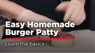 How to Form the Perfect Hamburger Patty [upl. by Ailey208]