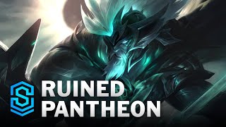 Ruined Pantheon Skin Spotlight  League of Legends [upl. by Enehs638]