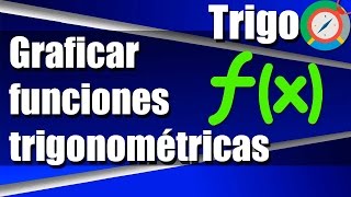 Como Graficar Funciones Trigonométricas  Ejercicios Resueltos [upl. by Concettina991]