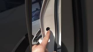 2019 2020 Mazda 3 how to remove RI Front Left Driver door handle [upl. by Enneillij414]