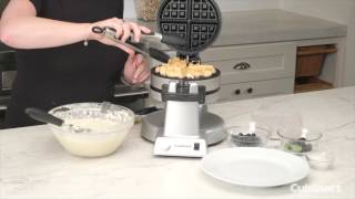 Double Belgian Waffle Maker  Round Demo WAFF20 [upl. by Neddy]