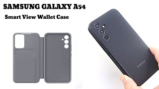 Samsung Galaxy A54 Smart View Wallet Case [upl. by Anileh741]