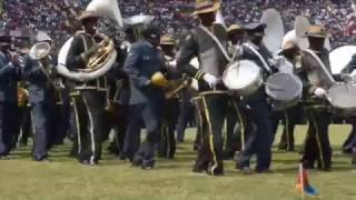 ZRP Police band live performance during the 37th Independence celebrations 263Chat [upl. by Atiseret33]