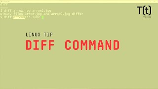 How to use the diff command 2Minute Linux Tips [upl. by Elodia]