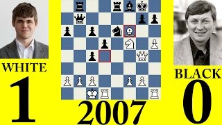 Magnus Carlsen Vs Anatoly Karpov 2007 [upl. by Tutankhamen]