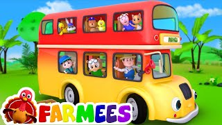 Wheels On The Bus  Nursery Rhymes For Children [upl. by Hertz22]