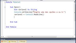 28  Visual Basic NET  SELECT CASE  Estrutura de Decisão Condicional [upl. by Bonn]