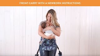 How to Use Baby Carrier with a Newborn [upl. by Corilla360]