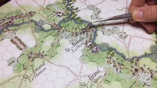 La Bataille de Ligny Scenario 1 Setup [upl. by Nolrev648]