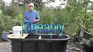 How to build a Huge Bait tank cheaply 150 Gal [upl. by Cutty]