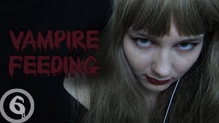 ASMR Vampire Feeding Kidnapped slurping ear to ear whisper Veronica [upl. by Leizahaj305]