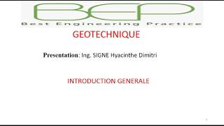 Introduction à la géotechnique [upl. by Lav]