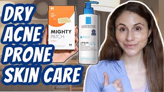 How to TREAT ACNE WHEN YOU HAVE DRY SKIN Dr Dray [upl. by Adirf937]