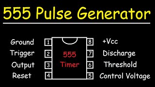 555 Timer IC  Low Frequency Pulse Generator Circuit [upl. by Nawed]