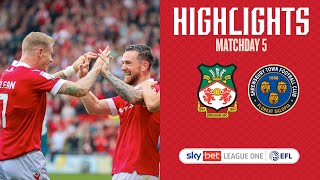 HIGHLIGHTS  Wrexham AFC vs Shrewsbury Town [upl. by Nnalorac]