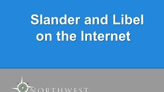 Slander and Libel on the Internet [upl. by Ahsilad]