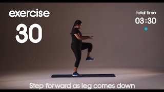 5 min Cardio for Beginners  No Equipment Home Workout  40 second 20 second Intervals [upl. by Aneehc]