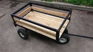 como hacer un carrito para jalar how to make a pull wagon [upl. by Ario993]