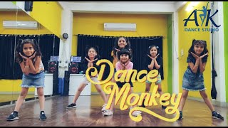 Dance Monkey Cute Kids  Ak Choreography  Ak Dance studio  Tones And I [upl. by Danielle624]