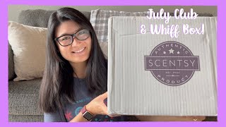 Scentsy Club amp Whiff Box  July 2022 [upl. by Abbottson]