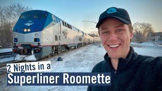 46 hrs in Amtrak Sleeper Car  Chicago to Seattle on the Empire Builder [upl. by Abixah]