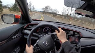 2020 Honda Civic Si Sedan  POV Driving Impressions [upl. by Aihsi496]