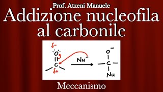 Addizione nucleofila al gruppo carbonilico L99 ProfAtzeni ISCRIVITI [upl. by Means]