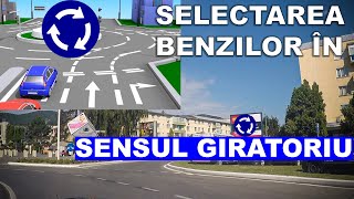 INCADRAREA PE BENZI LA INTRAREA IN SENSUL GIRATORIU  INCADRAREA PE BENZI IN SENSUL GIRATORIU [upl. by Dorene]