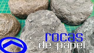 Como hacer Rocas con Papel [upl. by Hock]