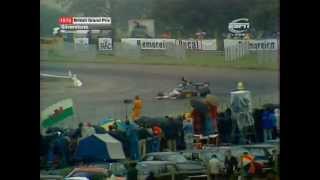 Tom Pryce crashes out from lead at Silverstone1975 [upl. by Aniela]