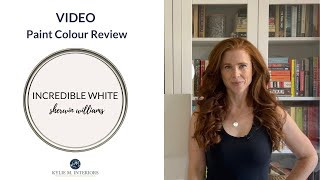 Paint Colour Review Sherwin Williams Incredible White [upl. by Notnef]