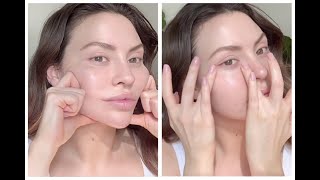 Face Sculpting Massage  Depuff Eyes amp Lift Cheekbones  MUST TRY [upl. by Yerag]