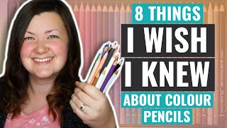 8 Things I Wish I Knew As a BEGINNER Colour Pencil Artist [upl. by Elrak]