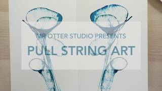 How to Make Pull String Art [upl. by Schuler]