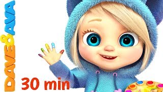 😂Best Nursery Rhymes amp Baby Songs in 30 min Collection from Dave and Ava 😂 [upl. by Jaala]