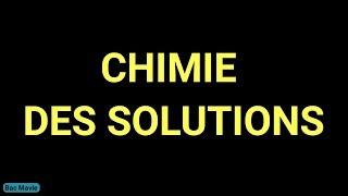 COURS CHIMIE DES SOLUTIONS  Réactions de Complexation quotpartie 1quot [upl. by Demmer]