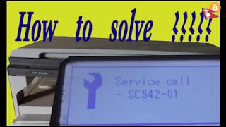 How to solve Service callSC54201 Error in Richo MP 2014 D Machine [upl. by Pauiie360]