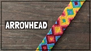 Yet ANOTHER Arrowhead Friendship Bracelet Tutorial [upl. by Akihsay275]