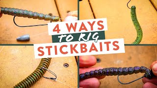 Stick Baits amp Soft Plastic Worms 4 Techniques You NEED to Master [upl. by Sacha]