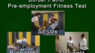 Border Patrol Agent  Fitness Exam Video [upl. by Helbonnas]