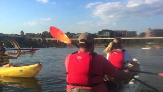 Kayaking on the Potomac River in Washington DC [upl. by Evvie]