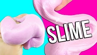 HAZ SLIME ESPONJOSO SIN BORAX  DIY FLUFFY SLIME  Tutoriales Belen [upl. by Hammock]