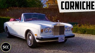 ROLLSROYCE CORNICHE Convertible 1979  Modest test drive  Rolls Royce V8 Engine sound  SCC TV [upl. by Emalia197]