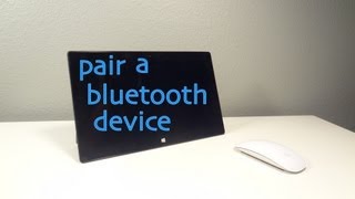 Pair a Bluetooth DeviceMouse to Surface Pro  How To [upl. by Arlan352]