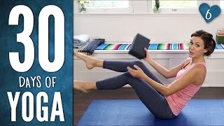 Day 6  SIX PACK ABS  30 Days of Yoga [upl. by Ruomyes265]