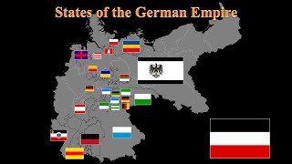 The 26 states of the German Empire [upl. by Sennahoj679]