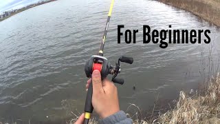 How to cast a baitcaster For Beginners [upl. by Lavud563]