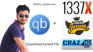 Download and Install qbittorrent and Download Torrent File using torrent client step by step [upl. by Mackintosh]